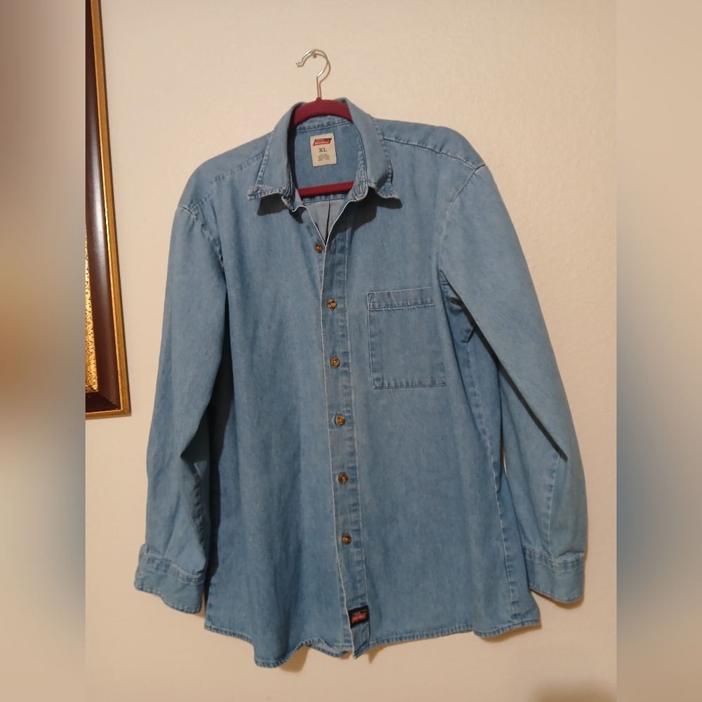 Dickies Light Blue Denim Shirt